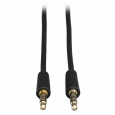 Audio kabel pro mikrofony, reproduktory a sluchátka stereo 3.5mm jack (Samec/Samec), 1.83m