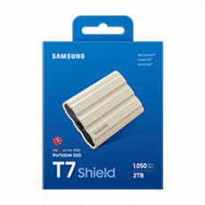 Samsung T7 Shield/2TB/SSD/Externí/2.5"/Béžová/3R