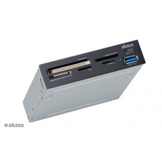 AKASA USB čtečka karet s USB C portem AKASA USB čtečka karet s USB C portem