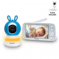 EVOLVEO Baby Monitor N5 - Set videochůvičky s 360° dohledem, obousměrnou komunikací a ukolébavkami, EVOLVEO Baby Monitor N5 - Set videochůvičky s 360° dohledem, obousměrnou komunikací a ukolébavkami,