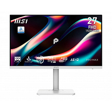 MSI PRO MAX/271PHW E14/27"/IPS/FHD/144Hz/1ms/Bílá/3R MSI PRO MAX/271PHW E14/27"/IPS/FHD/144Hz/1ms/Bílá/3R
