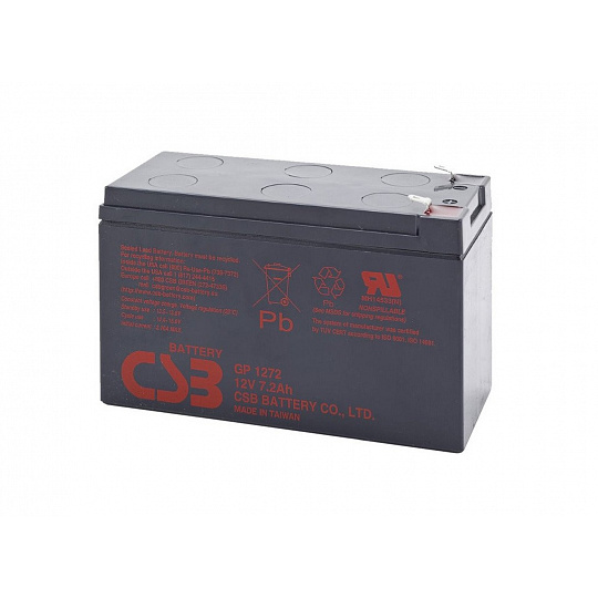 Baterie CSB GP1272F2; 12V, 7,2Ah, F2 Baterie CSB GP1272F2; 12V, 7,2Ah, F2