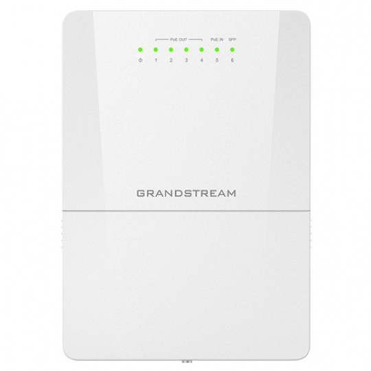 Grandstream GWN7710R venkovní L2 Lite managed switch, 5xGbE, 4xPoE+, IP66