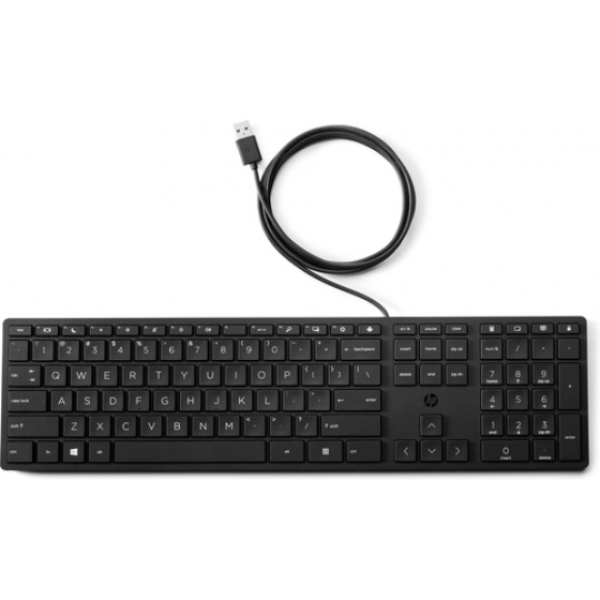 HP 320K/Drátové USB-A/CZ-SK layout/Černá