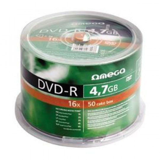 PLATINET OMEGA DVD-R 4,7GB 16X CAKE*50 [56316]