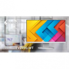 EIZO 24" EV2490-WT, 1920 x 1080, IPS,16:9, 5ms, 250 cd/m2, 1000:1, DP/HDMI/USB-C/RJ45, bílá