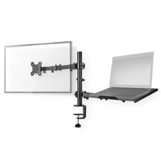 Nedis MMSISNB110BK - Stojan Monitoru | Notebook | 1 Obrazovky | 15 - 32 " | 75x75 / 100x100 | Interaktivní