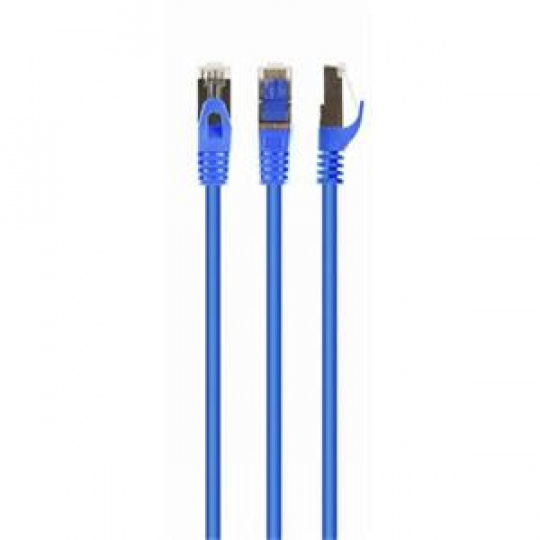 GEMBIRD S/FTP Cat. 6A LSZH patch cord modrý 2m