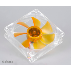 ventilátor Akasa - 9 cm - Amber - ultra tichý ventilátor Akasa - 9 cm - Amber - ultra tichý