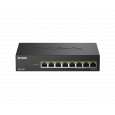 D-Link DMS-108P/E, 8x 2.5G PoE, Unmanaged Switch, Metal