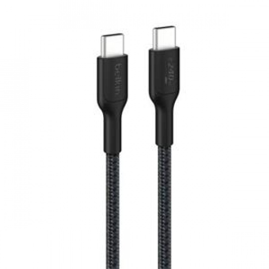 Belkin BOOST CHARGE™ PRO USB-C/USB-C kabel 240W, 1m, černý - odolný