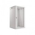 LANBERG 19" RACKOVÁ SKŘÍŇ PRO MONTÁŽ NA STĚNU 22U/600X600 (v rozloženém stavu) S PROSKLENÝMI DVEŘMI ŠEDÁ  V2
