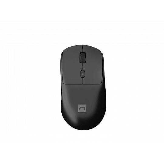 Laserová bezdrátová myš Natec HAWK 2/Kancelářská/Laserová/3 200 DPI/Bezdrátové USB/Černá