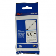 HSE221 smršťovací bužírka, bílá/černá, šíře 8,8mm HSE221 smršťovací bužírka, bílá/černá, šíře 8,8mm