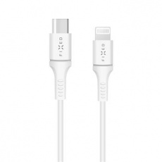 Kabel FIXED USB-C/Lightning, 2 metry, MFI,  60W, bílý