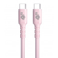 TB USB C - USB C 60W Jelly kabel 1m růžový