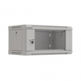 LANBERG RACKOVÁ SKŘÍŇ 19" NÁSTĚNNÁ 4U/540X350 (FLAT PACK) S PROSKLENÝMI DVEŘMI ŠEDÁ
