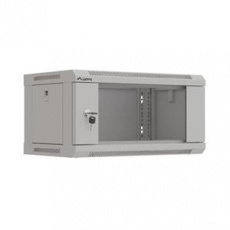 LANBERG RACKOVÁ SKŘÍŇ 19" NÁSTĚNNÁ 4U/540X350 (FLAT PACK) S PROSKLENÝMI DVEŘMI ŠEDÁ