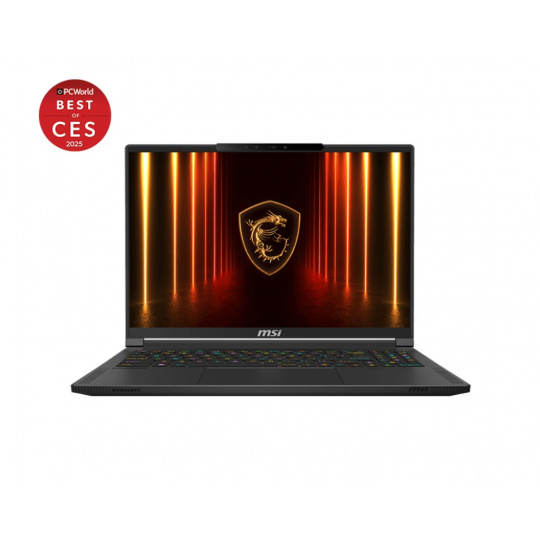 MSI Stealth/A16 AI+ A3XWIG-030CZ/AI9-HX370/16"/2560x1600/32GB/2TB/RTX 5080/W11H/Black/2R