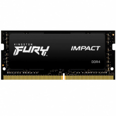 Kingston FURY Impact/SO-DIMM DDR4/16GB/2666MHz/CL15/1x16GB/Black