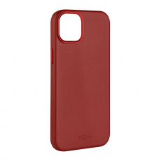 FIXED MagLeather kožený kryt iPhone 15, červený FIXED MagLeather kožený kryt iPhone 15, červený