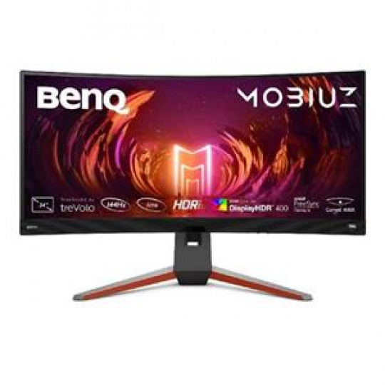 BenQ Mobiuz LCD EX3210U 34" IPS zakřivený/WQHD 3440 × 1440/144Hz/1ms/DP/HDMIx2/Jack/VESA/repro