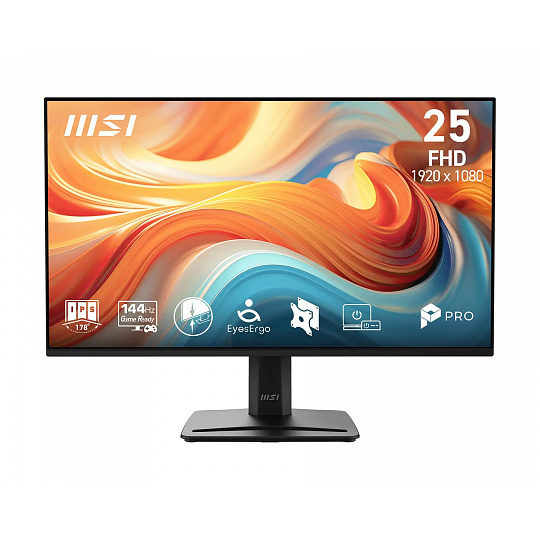 MSI Pro/MP251 E14A/24,5"/IPS/FHD/144Hz/1ms/Černá/3R MSI Pro/MP251 E14A/24,5"/IPS/FHD/144Hz/1ms/Černá/3R