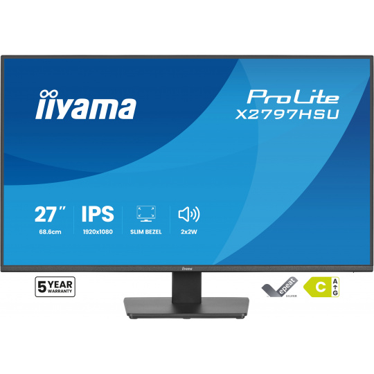 iiyama ProLite/X2797HSU-B1/27"/IPS/FHD/120Hz/4ms/Černá/5R