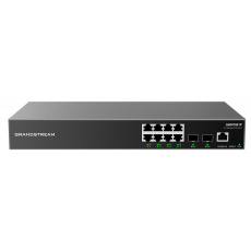 Grandstream GWN7801P L2+ Managed Network Switch 8x 1Gb RJ45, 2x SFP, PoE+, DHCP, QoS, VLAN