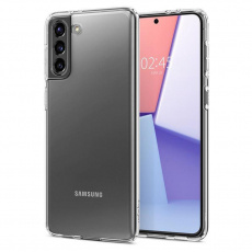 Ochranný kryt Spigen Liquid Crystal pro Samsung Galaxy S21 plus transparentní