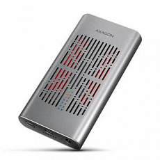 AXAGON EEM2-20GD, USB-C 20Gbps externí box pro dva M.2 NVMe SSD s funkcí klonování AXAGON EEM2-20GD, USB-C 20Gbps externí box pro dva M.2 NVMe SSD s funkcí klonování