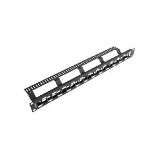 LANBERG PATCH PANEL BLANK 24 PORTŮ 1U STAGGERED S ORGANIZÉREM PRO MODULY KEYSTONE BLACK LANBERG PATCH PANEL BLANK 24 PORTŮ 1U STAGGERED S ORGANIZÉREM PRO MODULY KEYSTONE BLACK