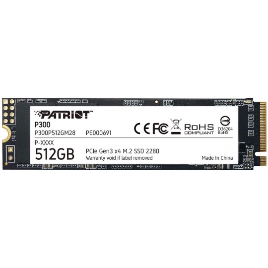PATRIOT P300/512GB/SSD/M.2 NVMe/5R