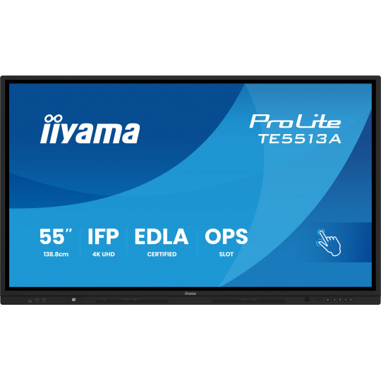 55" iiyama TE5513A-B1AG:IPS,4K,40P,EDLA