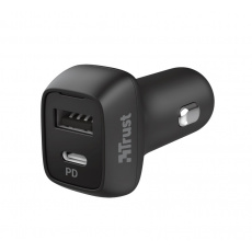 TRUST QMAX USB C+A CAR CHARGER PD 30W TRUST QMAX USB C+A CAR CHARGER PD 30W