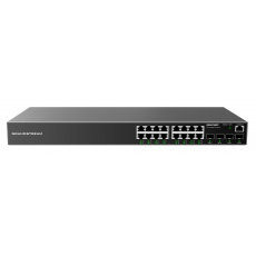 Grandstream GWN7802P L2+ Managed Network Switch 16x 1Gb RJ45, 4x SFP, PoE, DHCP, QoS, VLAN