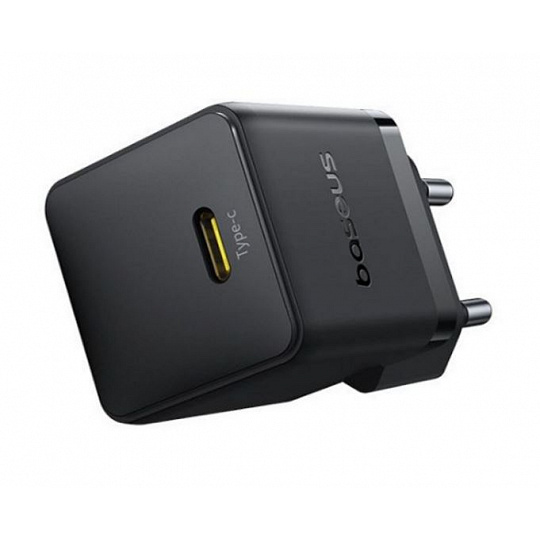 Baseus Rychlonabíječka do sítě Palm 30W USB-C PD QC 3.0 černá Baseus Rychlonabíječka do sítě Palm 30W USB-C PD QC 3.0 černá