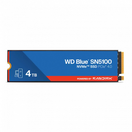 SSD 4TB WD Blue SN5100 NVMe M.2 PCIe Gen4 2280