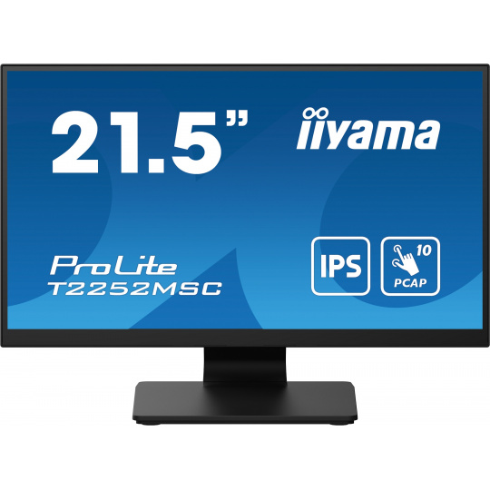 22" LCD iiyama T2252MSC-B2: IPS,FHD,10P,DP,HDMI