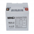 MHPower GE28-12 Gelový akumulátor 12V/28Ah, Terminál T2 - M6, Deep Cycle