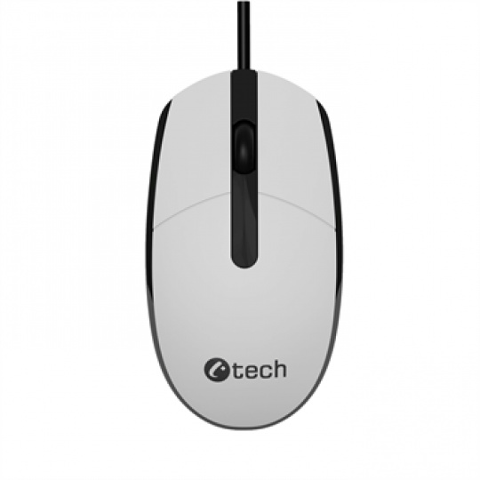 Myš C-TECH WM-10, černobílá, USB