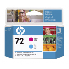 HP no 72 - purpurová a azurová tisk. hlava, C9383A HP no 72 - purpurová a azurová tisk. hlava, C9383A