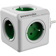 Zásuvka PowerCube ORIGINAL, Green, 5-ti rozbočka Zásuvka PowerCube ORIGINAL, Green, 5-ti rozbočka