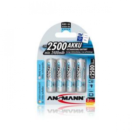 Ansmann akumulátor AA NiMH 2500 mAh (4 ks) maxE