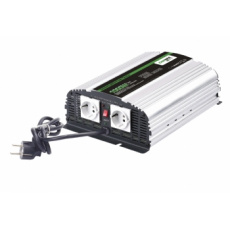 Měnič napětí Carspa CPS100024V/230V 1000W, čistá sinus, s nabíječkou 24V/5A a funkcí UPS Měnič napětí Carspa CPS100024V/230V 1000W, čistá sinus, s nabíječkou 24V/5A a funkcí UPS