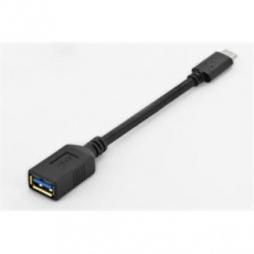 Digitus USB 3.1 Type-C adaptér USB kabel, typ C na A, OTG M / F, 0,15m, Super Speed, UL, bl Digitus USB 3.1 Type-C adaptér USB kabel, typ C na A, OTG M / F, 0,15m, Super Speed, UL, bl