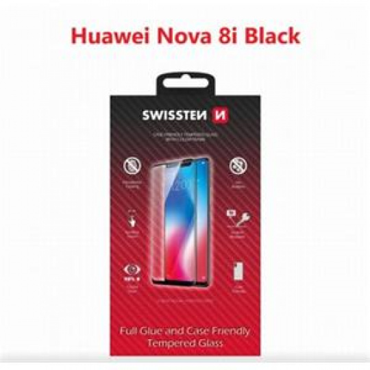 SWISSTEN OCHRANNÉ SKLO HUAWEI NOVA 8i ČERNÉ