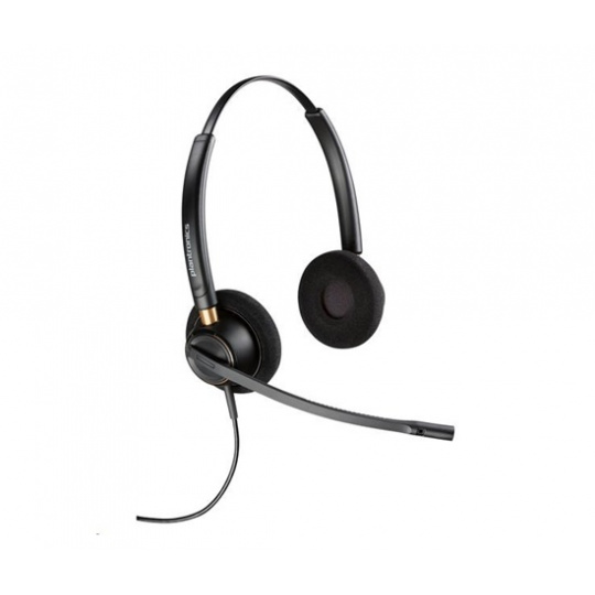HP Poly EncorePro 520V Binaural Headset +Quick Disconnect