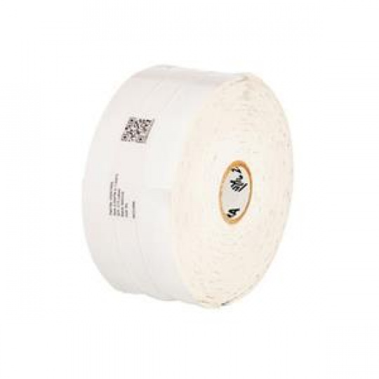 Zebra Wristband, Synthetic, 2x7in (50.8x177.8mm); DT, Lam 65843RM / 66213RM, Coated, 1in (25.4mm) core, 275/roll, 6/box. Black mar Zebra Wristband, Synthetic, 2x7in (50.8x177.8mm); DT, Lam 65843RM / 66213RM, Coated, 1in (25.4mm) core, 275/roll, 6/box. Black mar