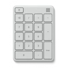 Microsoft Numerická Bluetooth klávesnice Wireless Number Pad, Glacier Microsoft Numerická Bluetooth klávesnice Wireless Number Pad, Glacier